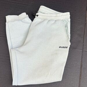 GUESS Men's Soft GREEN  Joggers SZ L